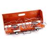 Double Burner Gas Stove Portable 2 Burner Outdoor Gas Stove with Foldable Legs Aluminum Alloy Camp Picnic Cooker