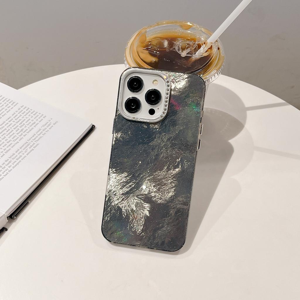 Super Fairy Smudged Tinfoil Pattern Is Suitable for iPhone17Pro Max Apple 16 Mobile Phone Case 14/15 New Advanced Sense