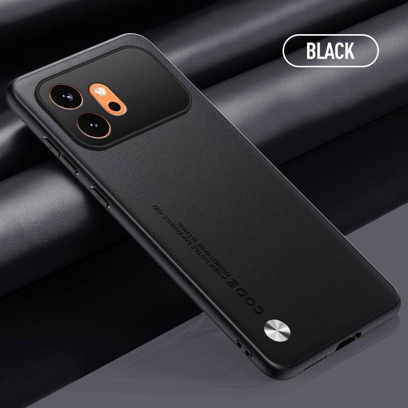 Plain PU Leather Matte Case For Honor 600 Pro Silicone Ultra Thin Soft Frame Shookproof Bumper Cover Shell For Honor 600Pro