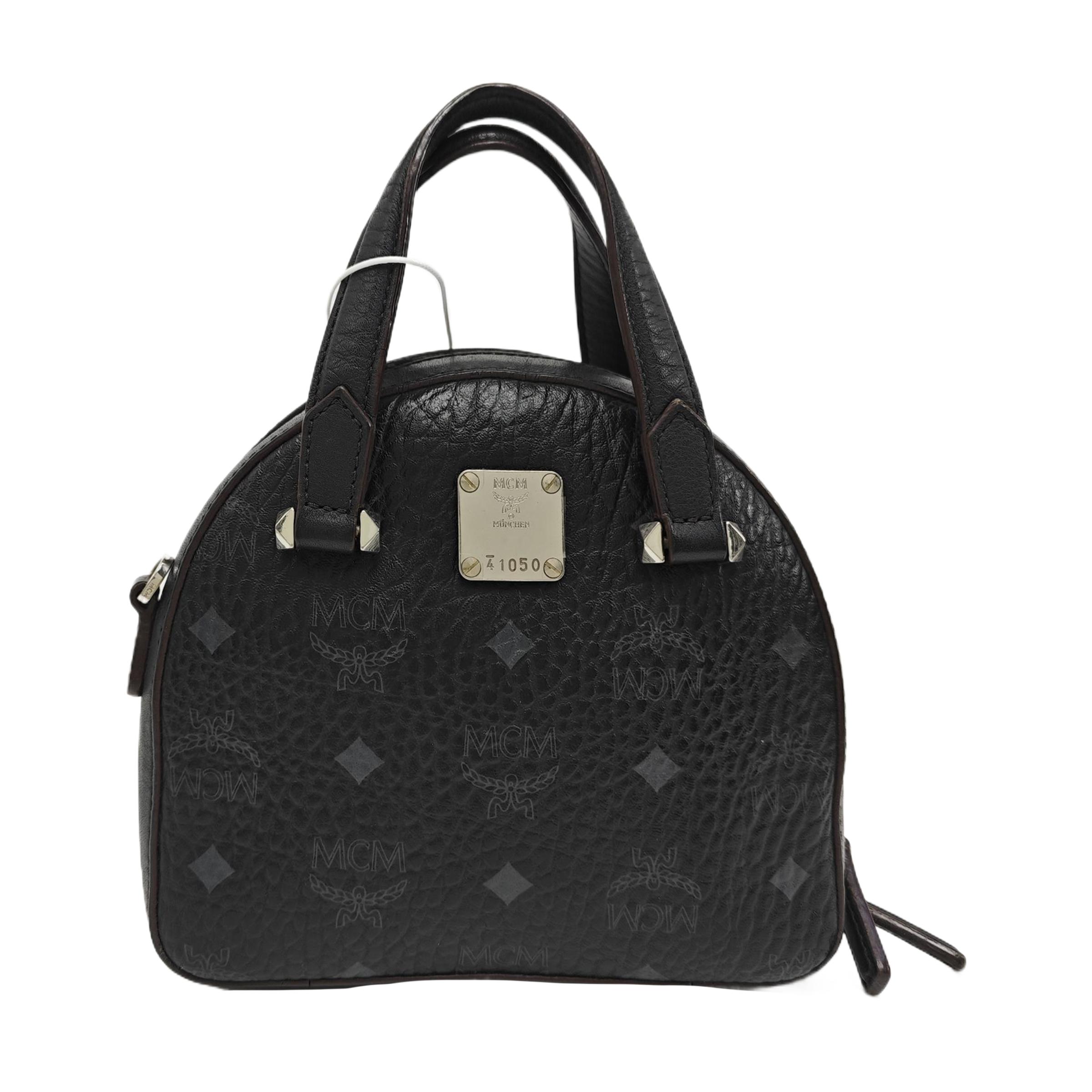 [Pre-Owned] Monogram Mini Half-Moon Leather Tote Bag - Good #12KYCMH ONE SIZE