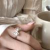 Style Contemporary Korean Bowknot Open Ring Perfect For Women Stylish