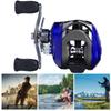14 Axles Casting Reel Long Shot Anti Explosive Line Magnetic Force Brake Fishing Wheel Tackle(Left hand )