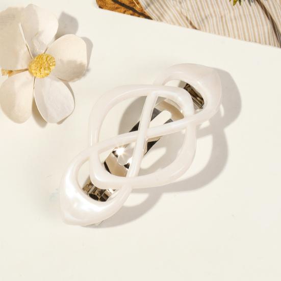 French Style Hair Clip Decorative Vintage Half Ponytail Spring Clip Non-Slip Design Strong Grip Hair Pin Hair Accessories
