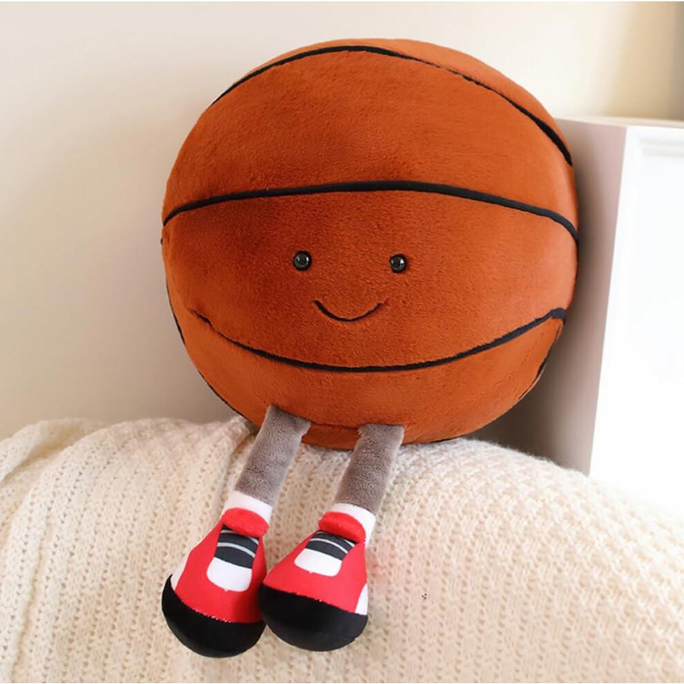 TONGMAN 13.7"""" Football Plush Toys Soft Stuffed Sport Throw Pillow Plush Ball Gift | Football Plush | for Sports Fans (Basketball)