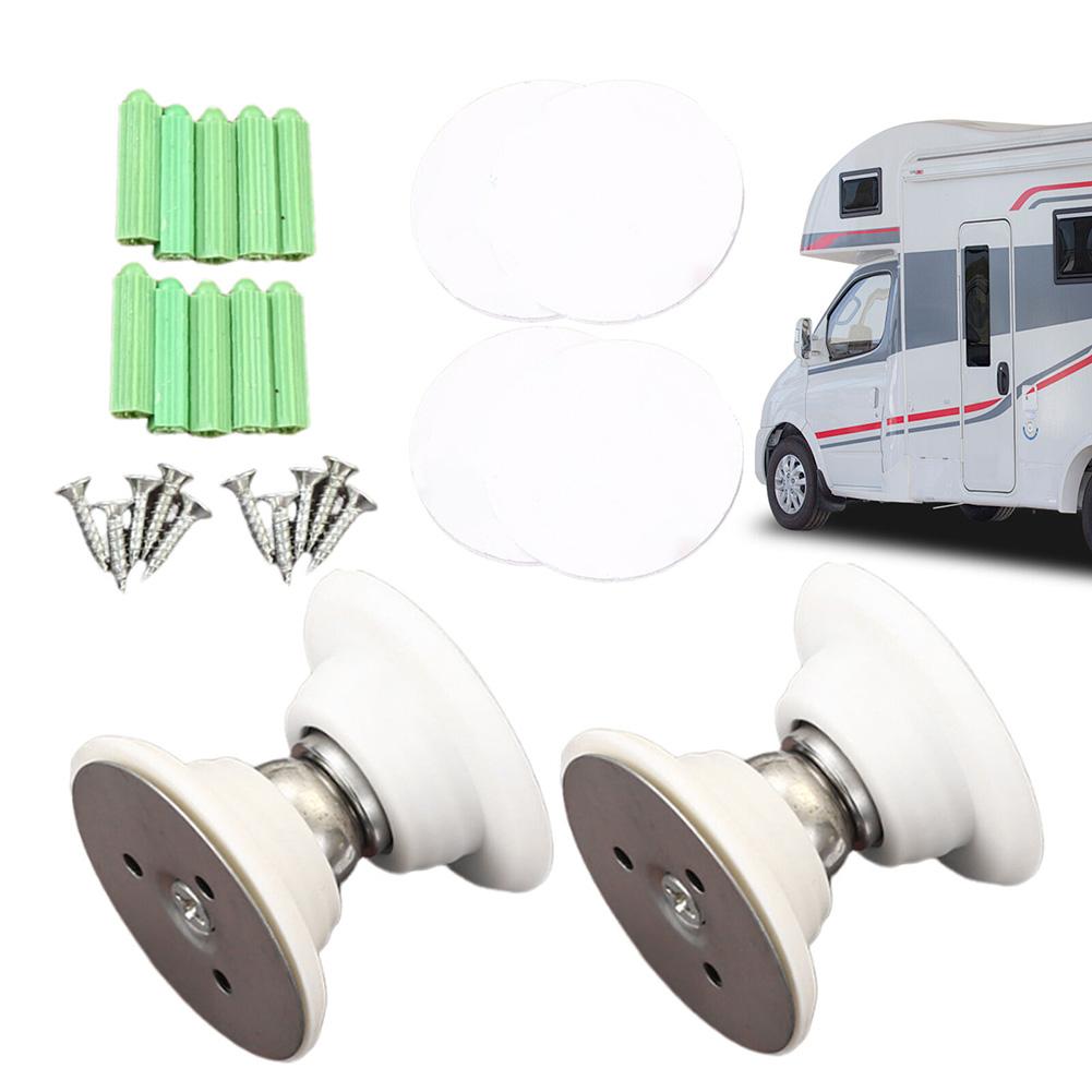 Camper Door Holder Magnetic Baggage Door Catch Spring Buffer Strong Magnetic Design Easy To Install Outdoor Camping