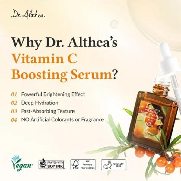 DR. ALTHEA Vitamin C Boosting Serum 30ml - For Brighter Skin Dark Spot