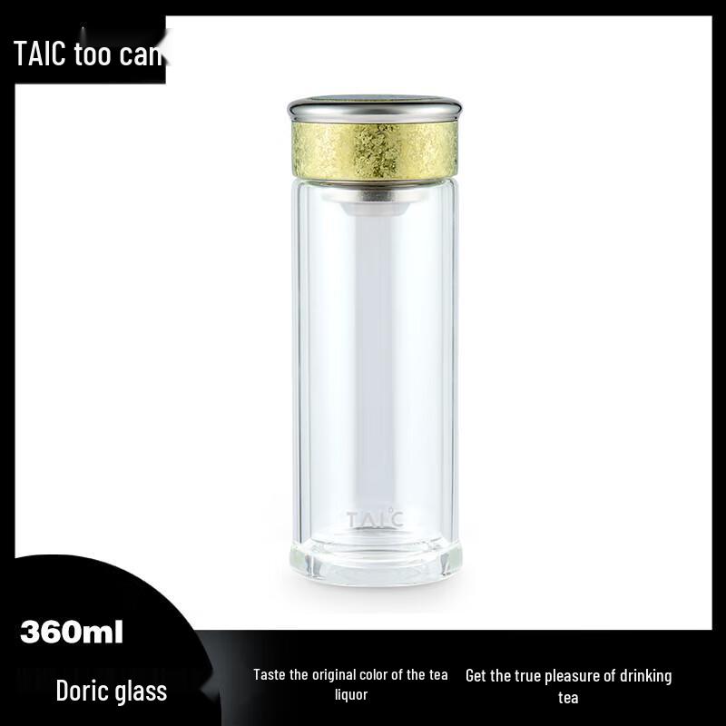 TAIC Double-Layer Borosilicate Glass Tea Cup