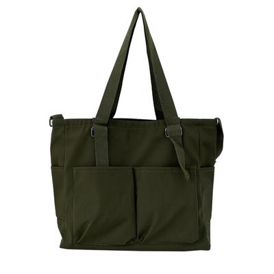 Ladie Large Capacity Canvas Japanese Style Shoulder Bag