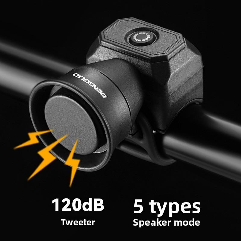 Bicycle Horn With Waterproof Color Bell For Mountain Bike And Outdoor Cycling