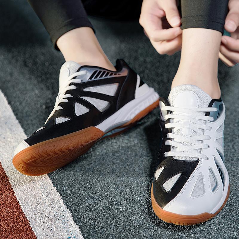 Men'S And Women'S Anti-Slip Badminton Shoes Outdoor Breathable Man Professional Tennis Trainers Sneakers Big Size