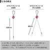 Daiwa (DAIWA) Carabiner On Reel 1000 Red