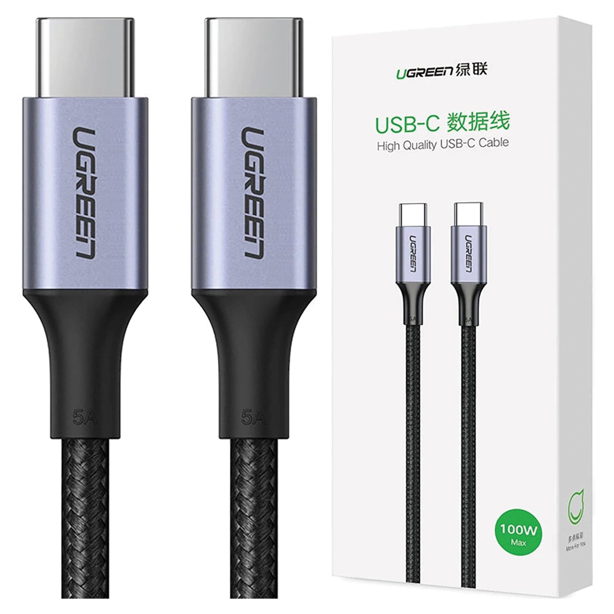 Ugreen Usb-C-Zu-Usb-C-Kabel Us316, 100 W, 1,5 M (Schwarz) - Bild 5