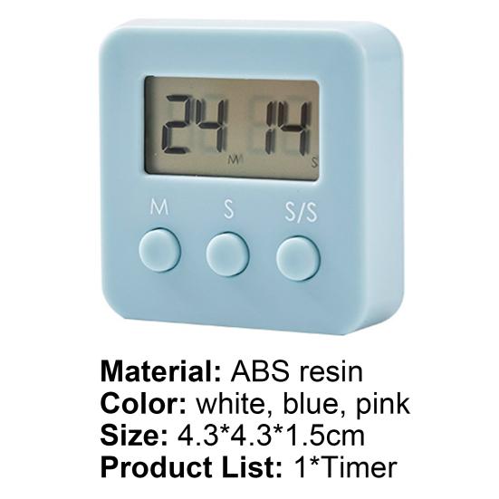 Timer Loud Sound Magnetic Back ABS Resin Nordic Style Digits Alarm