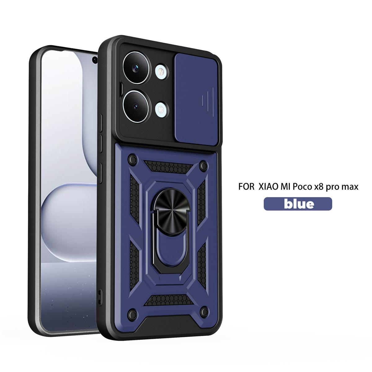 

Чохол для Poco X8 Pro Чохол для Poco X7 Pro Poco X8 Pro Max F8 Ultra Тримач з магнітним кільцем Броньований чохол для телефону Захисна кришка з повзунком для камери Poco F8 ultra