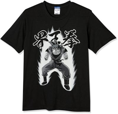 Dragon Ball Z Goku Kaioken T-shirt BLACK L Size