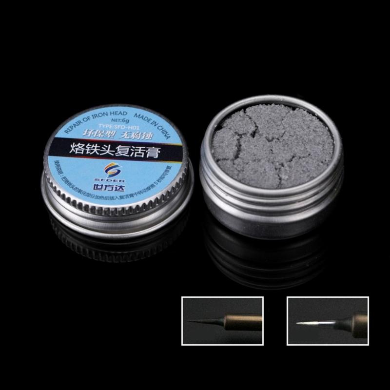 Tip Cleaning Paste-,  Solder Soldering Iron Tip Oxide Tinner Cleaner Scrub Refresher 6/20g Clean Paste-