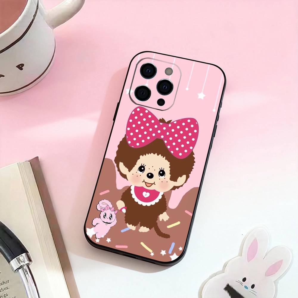 Cartoon M-Monchhichis Phone Case Silicone Soft For IPhone 17,16,15,14,13,12,11,XS,Plus Pro Max