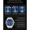 BINBOND Luminous Waterproof Quartz Wristwatch for Men Accurate Luxury Auto Date Chronograph Men's Watch Fashion Durable Reloj