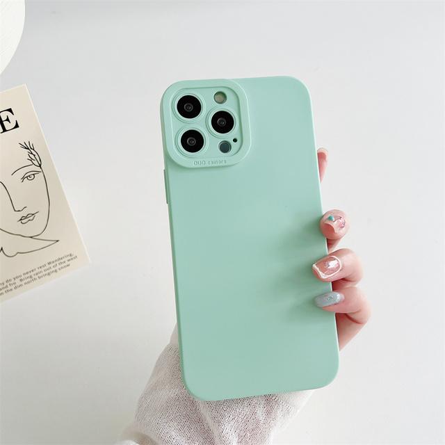 Official Liquid Silicone Case For Iphone 14 13 12 Mini 11 Pro Max Xs Xr X 6 7 8 Plus Se Shockproof Soft Skin Camera Protect Capa