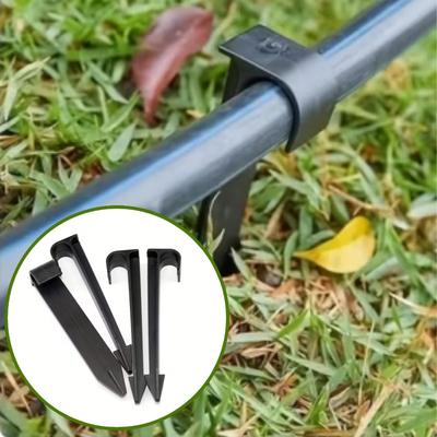 60 Stück Wasserrohr-Stützpfähle für 1/2 Zoll & 16mm Schlauch Tropfbewässerungshalter Gartenschlauchständer Befestigungsstangen Zubehör
