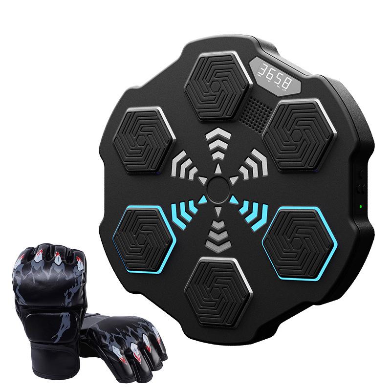 Cross-border Bluetooth Boxing Target Home Fitness Lighting Music Boxing Trainer Children Boxing Machine Boxing Wall Target