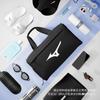 New Mizuno Polyester Travel Bag, Gym Bag, Crossbody Bag Swim Bag Unisex Black N3CMC004-39