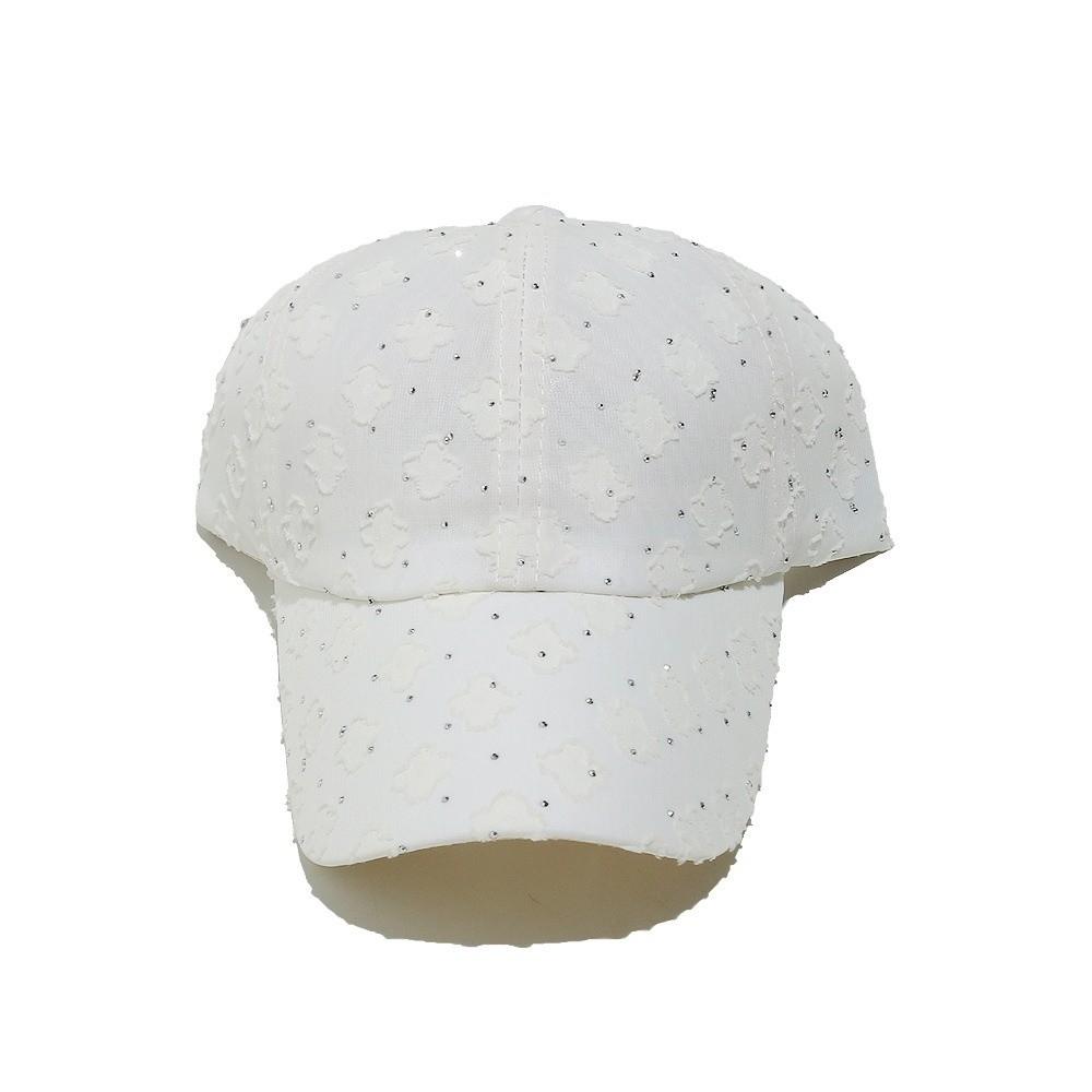 Flower Lace Baseball Cap Breathable Mesh Visor Hat Mesh Cap Sun Hat Beach Vacation