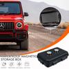 Car Magnetic Key Holder Hide a Key Magnetic Box Waterproof Undercar Keybox Outdoor Magnetic Key Box Sturdy Portable Key Case