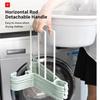 Metal Hanger Storage Rack Heavy Duty Anti-Rust with Portable Handle Space Saving for Household Clothes Hanger Storage