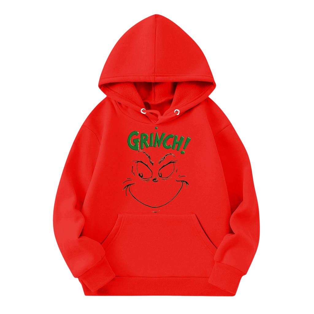 Felpa Natalizia per Bambini Manica Lunga Leggera Felpa Casual Larga Confortevole per Bambini