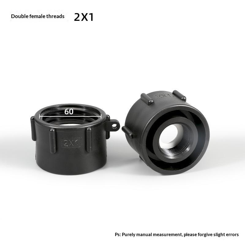 1Pcs Fine Thread 1" 1.5" 1.25"Inch To Coarse Thread S60X6 Container Tank Ibc Adapter Connector Gardening Irrigation Accessories