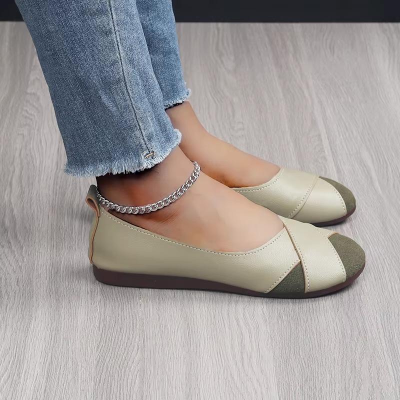 Fashion Women Trend Anti-slip Shallow Flats Shoes Casual Women Slip-on Comfortable Lightweight Spring Elegant Loafers Zapatos De Mujer