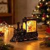 Santa Claus Christmas Train LED Light Vintage Train Night Lamp Train Ornaments  Festive Party