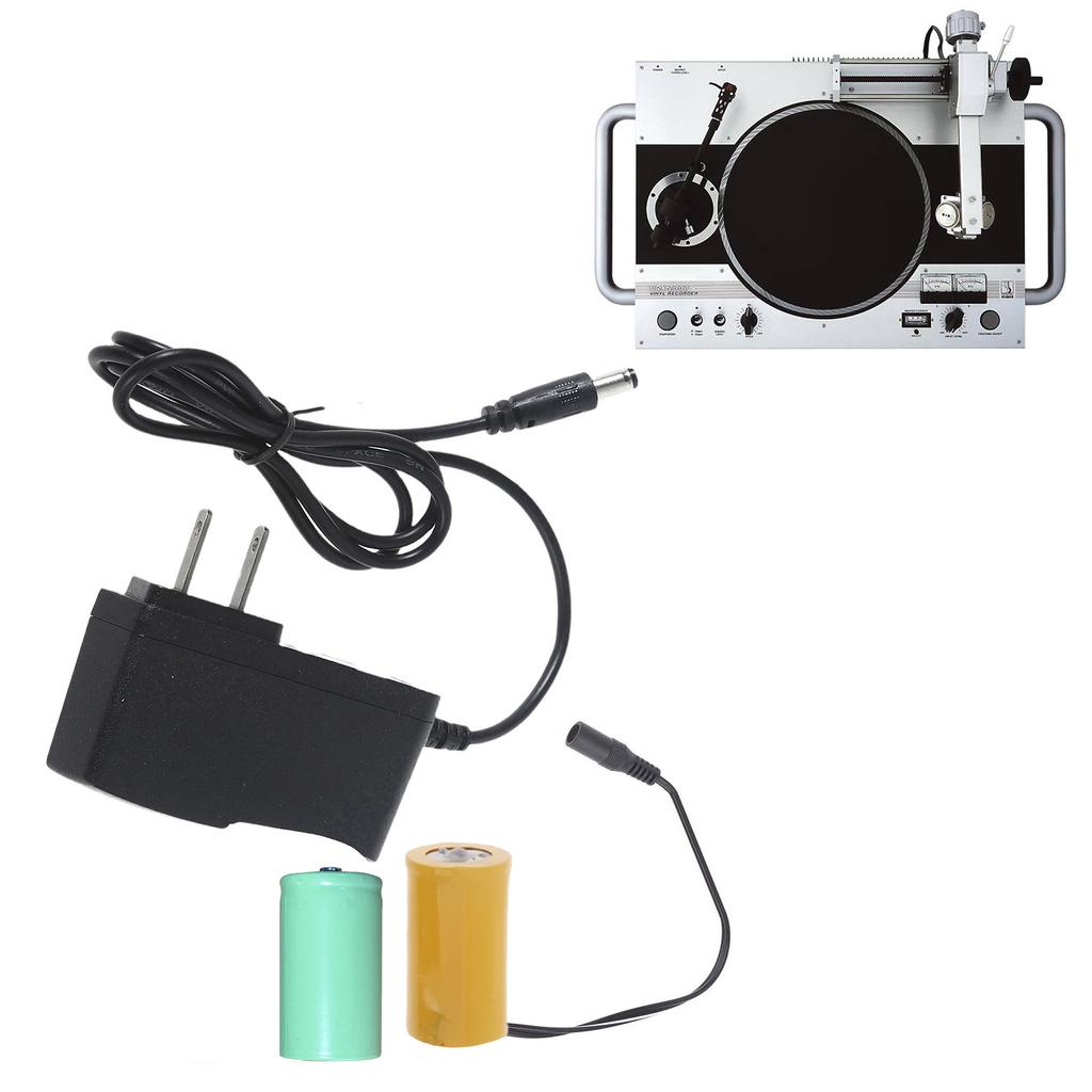 ACPower Supply Adapter LR20 Alkaline D Battery Eliminators Cable, Replace 2Pcs 1.5V LR20 D Battery