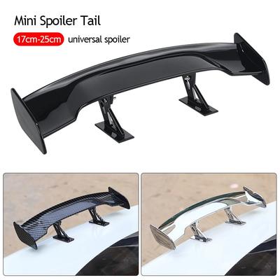 Mini becquet universel de voiture, aile arrière en Fiber de carbone, Look Mini ailes arrière modifiées, modèle de style automobile, décoration, accessoires de voiture