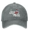 Men Women Red Mode Flowers Depeche Modes Rock Band Baseball Cap Vintage Distressed Denim Sun  Adjustable