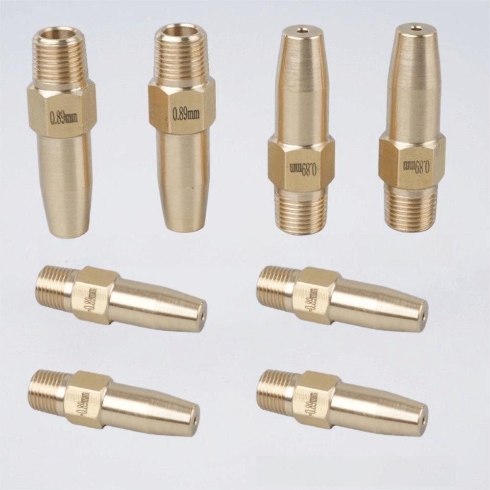 Brass Material High Pressure Cutting Nozzle Brass Water Jet Nozzle  Paper Mill Trimming