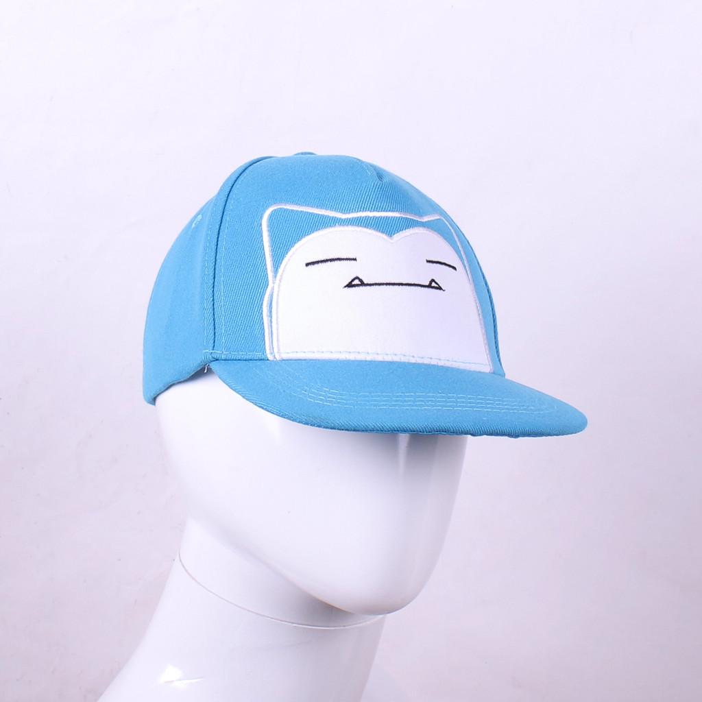 Monsters Snorlax Pocket Pattern Print Baseball Cap Sun Protection Breathable Hat