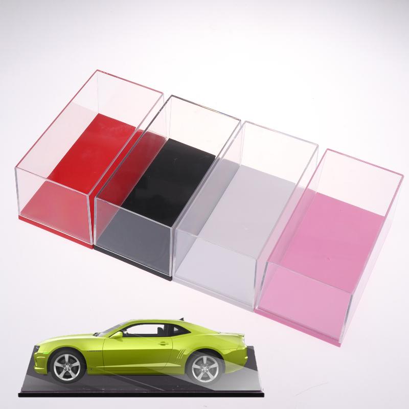 1 Stück Transparente Acryl-Aufbewahrungsbox Praktische 1/43 Diecast Modellauto-Vitrine DIY Staubdichtes Ausstellungsregal Spielzeug