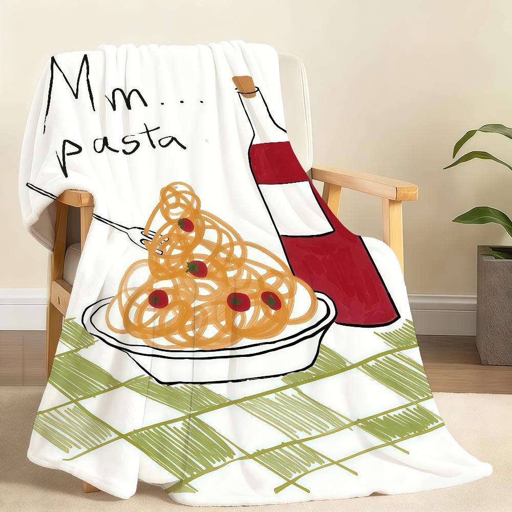 Vintage Abstract Feed Your Mind Classic Blanket Soft Throw Blanket for Home Bedroom Bed Sofa Picnic Travel Office Blanket Gift