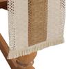 Rustic Table Runner Macrame Table Runner Cotton Desk Decoration for Holiday Party Farmhouse Wedding 180x30cm Coffee