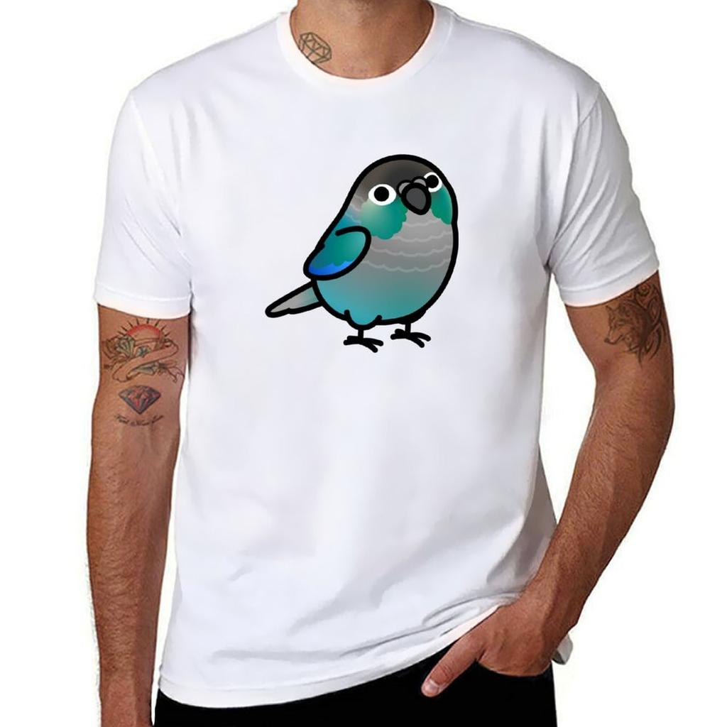 Chubby Green Cheek Conure Turquoise Tshirt Christmas Casual Tee Shirt Tshirt
