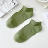 Summer Thin Pure Cotton Women's Socks, Summer Mesh Breathable Boneless Solid Color Pure Cotton Short Socks