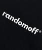 Randomoff Basic Logo Mini Zip-Up Hoodie [Black]