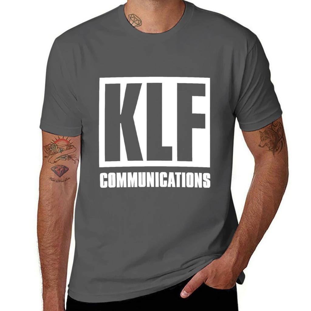 Klf Communications (White Bg Black Letters) Tshirt Sun Protective Outdoor Tee Top