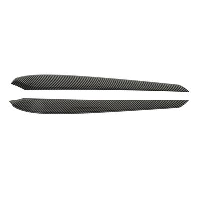 2pcs ABS Carbon Fiber Style Inner Armrest Panel Cover Trim Front Door Panel Trim Cover Replacement