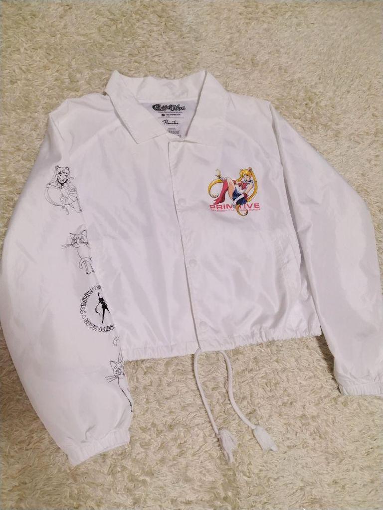 [USED] Primitive Sailor Moon Jacket, Nylon, Anime, Japan, Toei