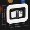 Portable Handheld Ring Light - Rechargeable Selfie & Live Streaming Light, Desktop Photography Light for Mobile