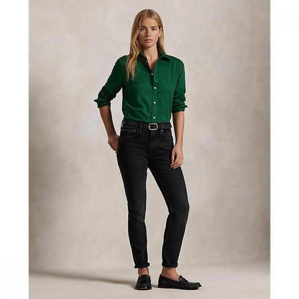 Polo Ralph Lauren Women Relaxed Fit Cotton Twill Shirt  Wmposhtndo20691301 