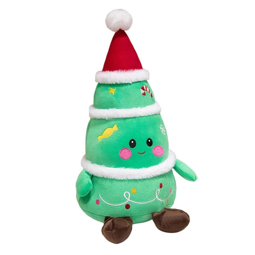 Cartoon Christmas Snowman Christmas Tree Pillow Gingerbread Doll Sofa Cushion Holiday Decoration